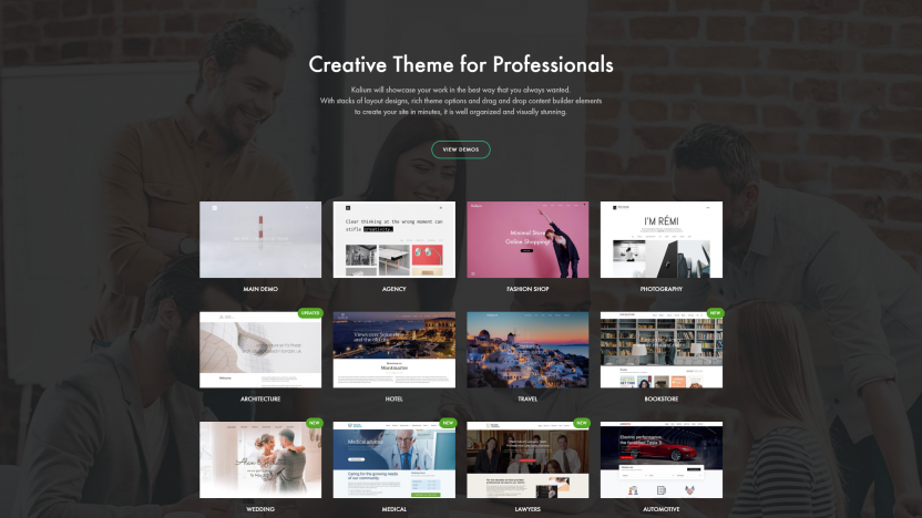 Top Minimal Portfolio WordPress Theme