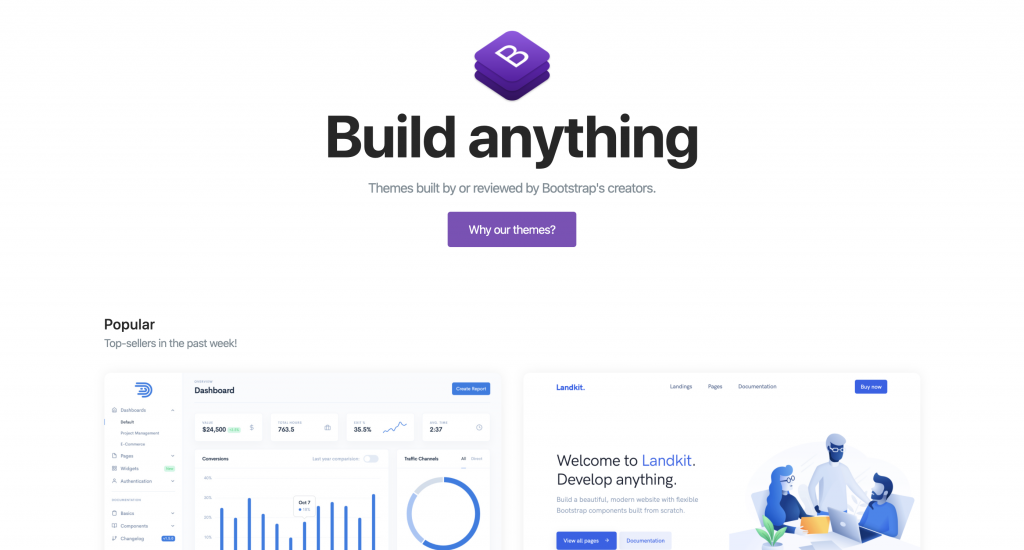 Best commercial bootstrap admin template