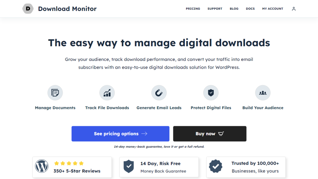 download monitor WordPress digital download plugins