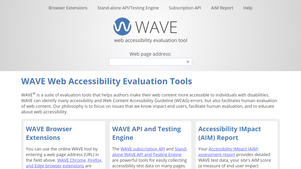 WAVE Accessibility Tool which provides a comprehensive analysis for WordPress website launch checklist